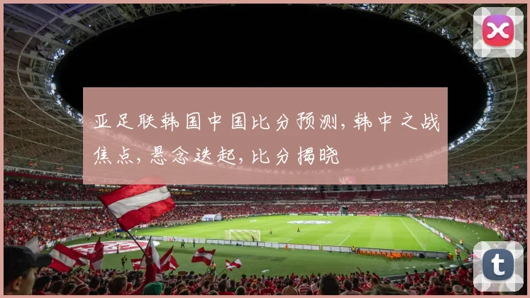 亚足联韩国中国比分预测,韩中之战焦点,悬念迭起,比分揭晓